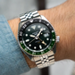 Seiko Men's SSK035K1 5 Sports Green Dial Automatic GMT