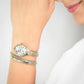 Just Cavalli JC1L322M0055 Women Analog Watch Gold Stainless Steel Strap Champagne Dial