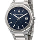 Maserati Stile Quartz Watch Blue 42 mm Mineral crystal R8853142006